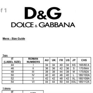 dolce gabbana ts hirt|dolce gabbana shirt size chart.